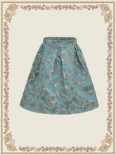 Young Girl Elegant Jacquard Elasticated Waist Skirt